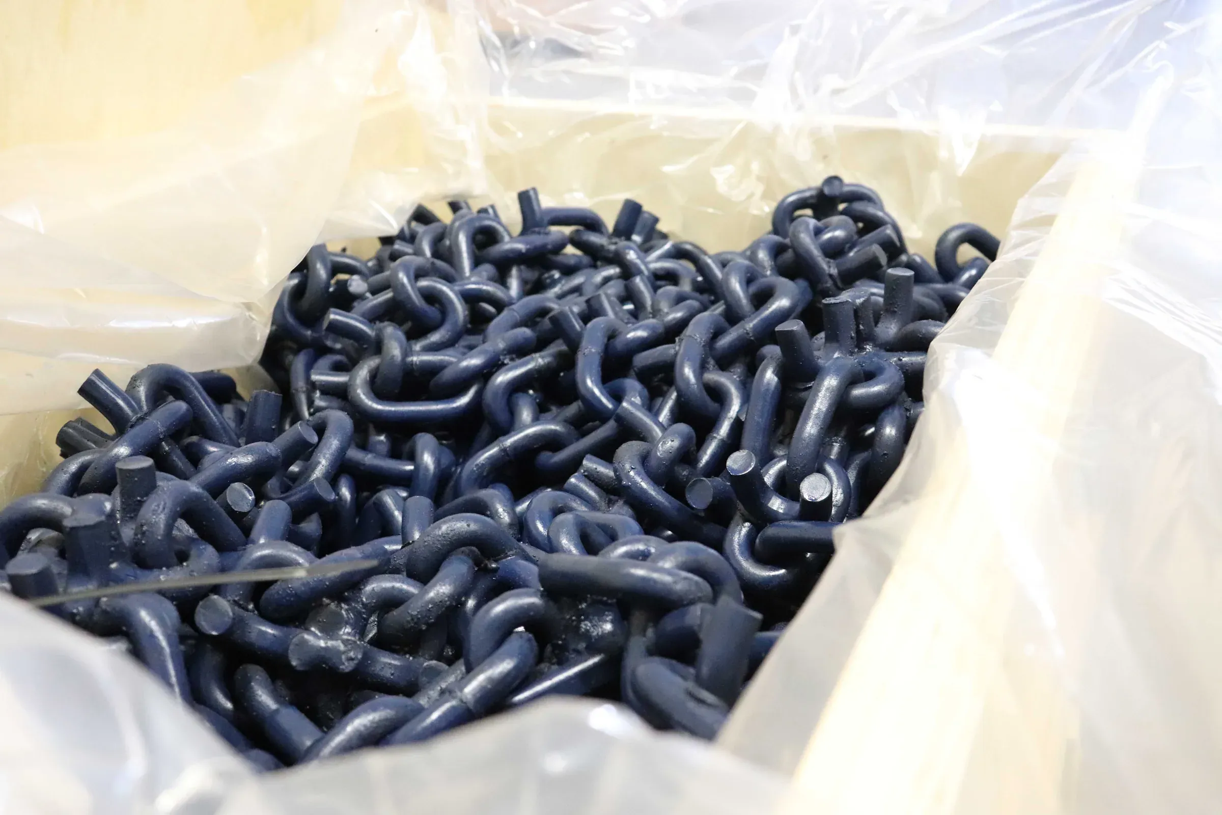 XL Chains snökedja monterad på skogsmaskinens däck