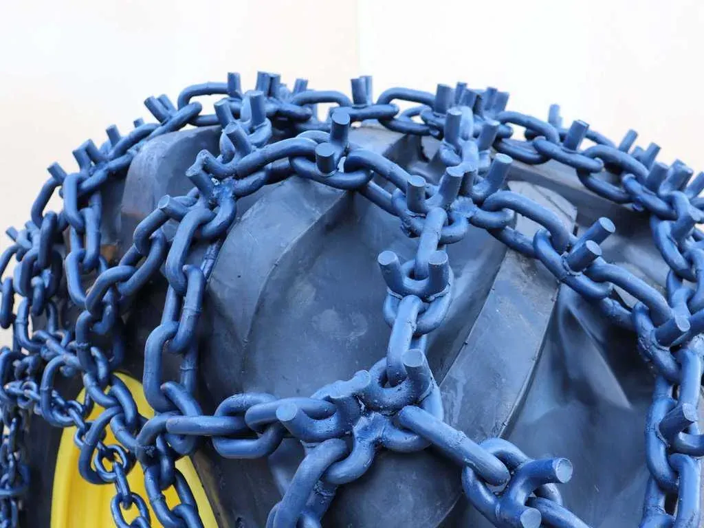 XL Chains snökedja monterad på skogsmaskinens däck